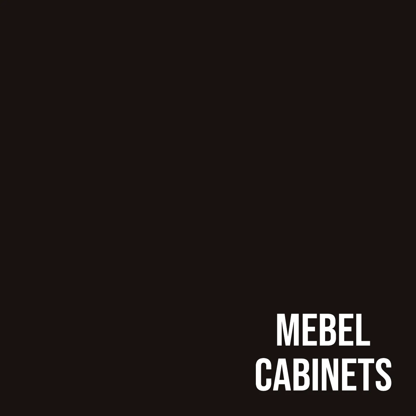 Mebel Cabinets catalogue cover