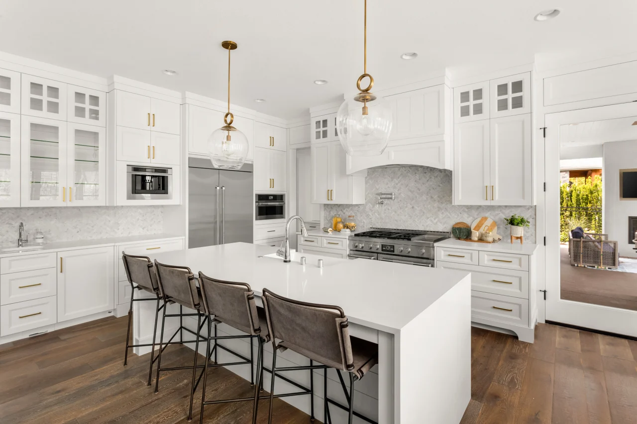 Contemporary white kitchen